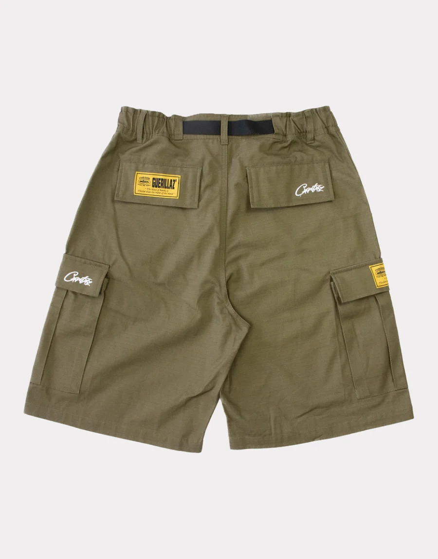 Corteiz-Alcatraz-Cargo-Shorts-Khaki-Green-1 Corteiz-Alcatraz-Cargo-Shorts-Khaki-Green-1