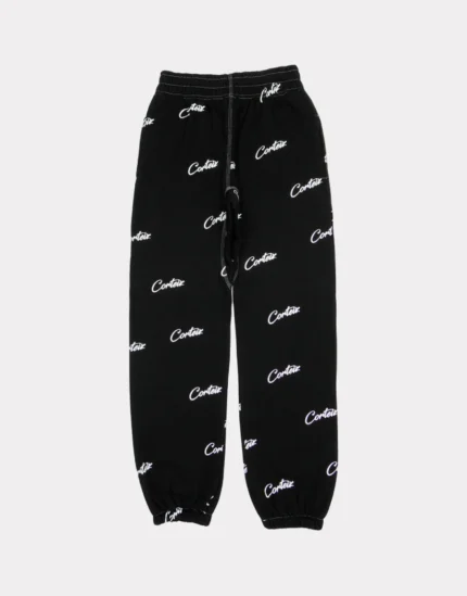 Corteiz-All-Over-Print-Joggers-Black-2