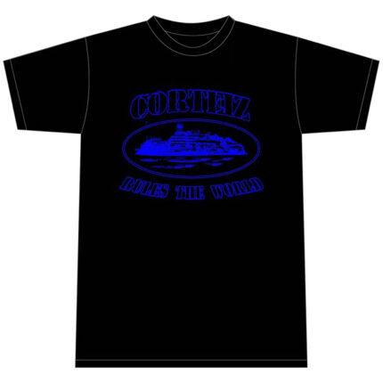 Corteiz Alcatraz T-shirt Black/Blue