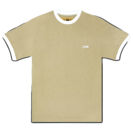 Corteiz Allstarz Ribbed T-Shirt Light Khaki