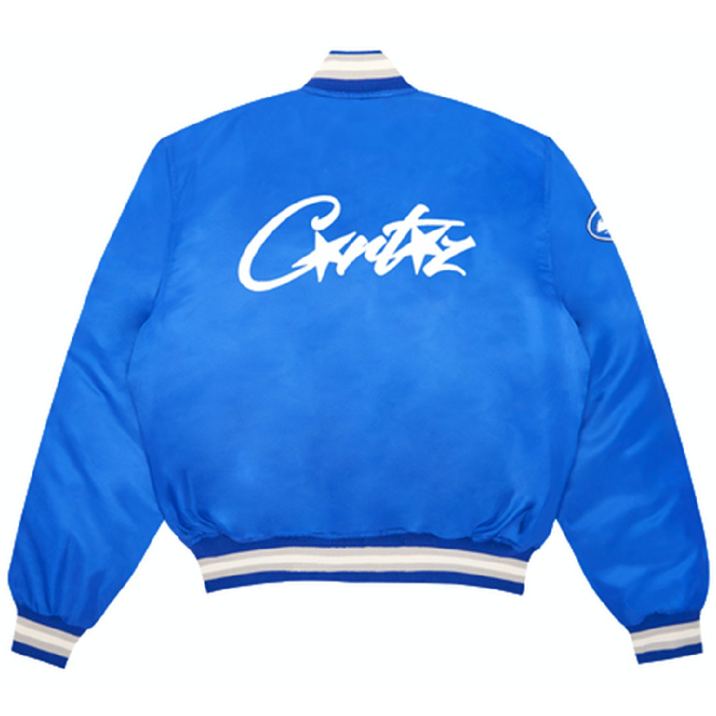 Corteiz Stadium Jacket in Blue Corteiz Stadium Jacket in Blue